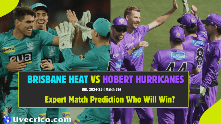BBL 2024-25: Heat vs Hurricanes Match 36 – Expert Prediction Who Will Win?
