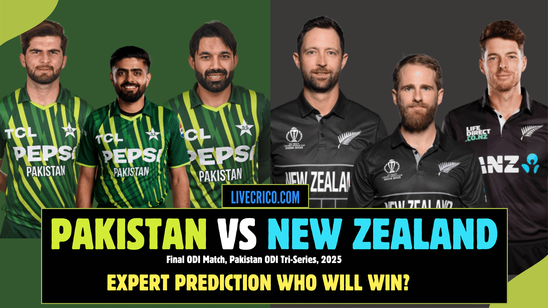 PK vs NZ Final ODI Match Prediction and Details Analysis – Who Will Win?