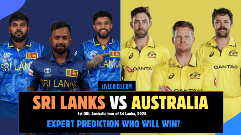 SL vs AUS 1st ODI Match Prediction and Details Analysis – Who Will Win?