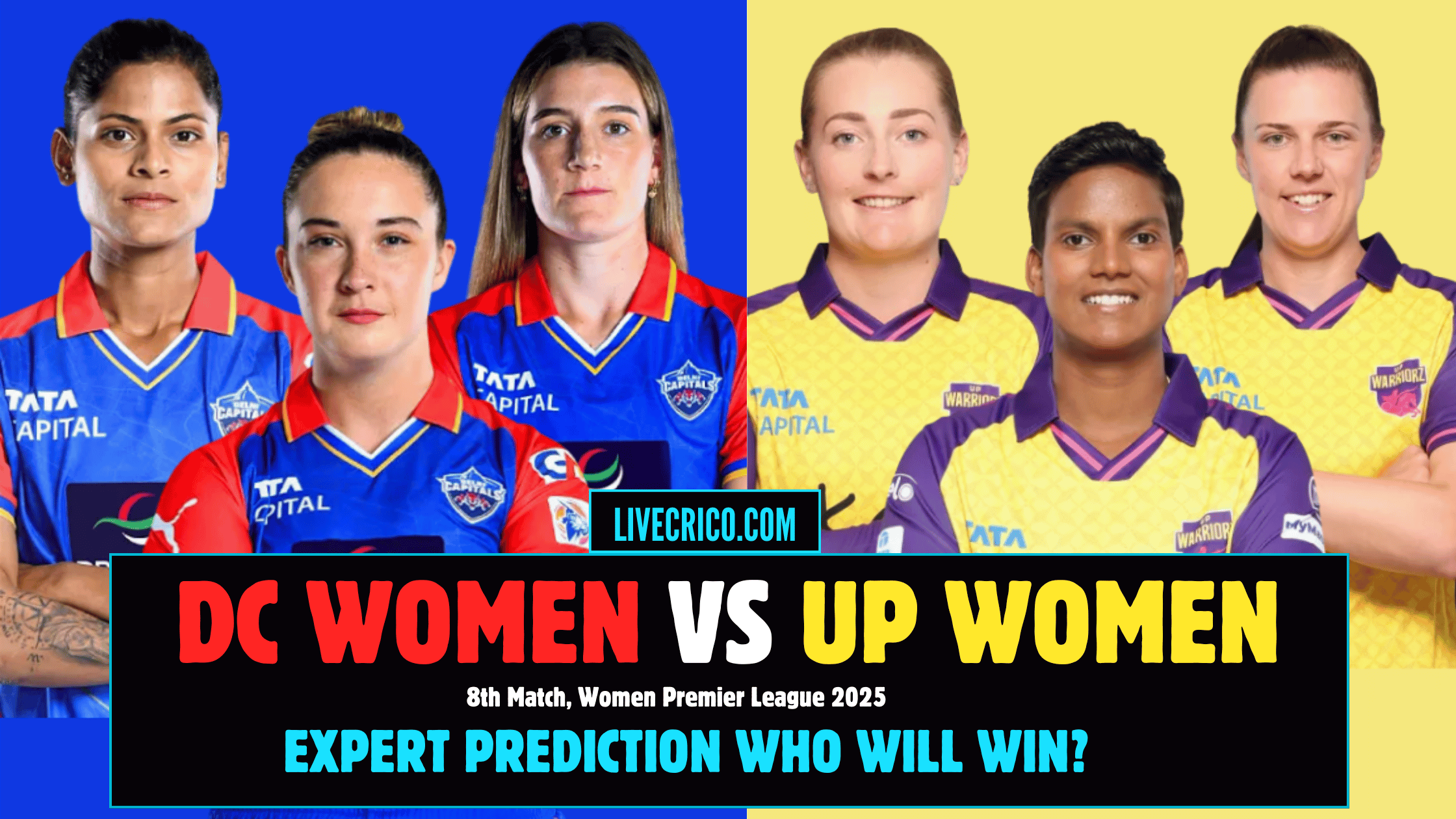 WPL 2025: DC Women vs UPW Women 8th Match Prediction and Details Analysis – Who Will Win?