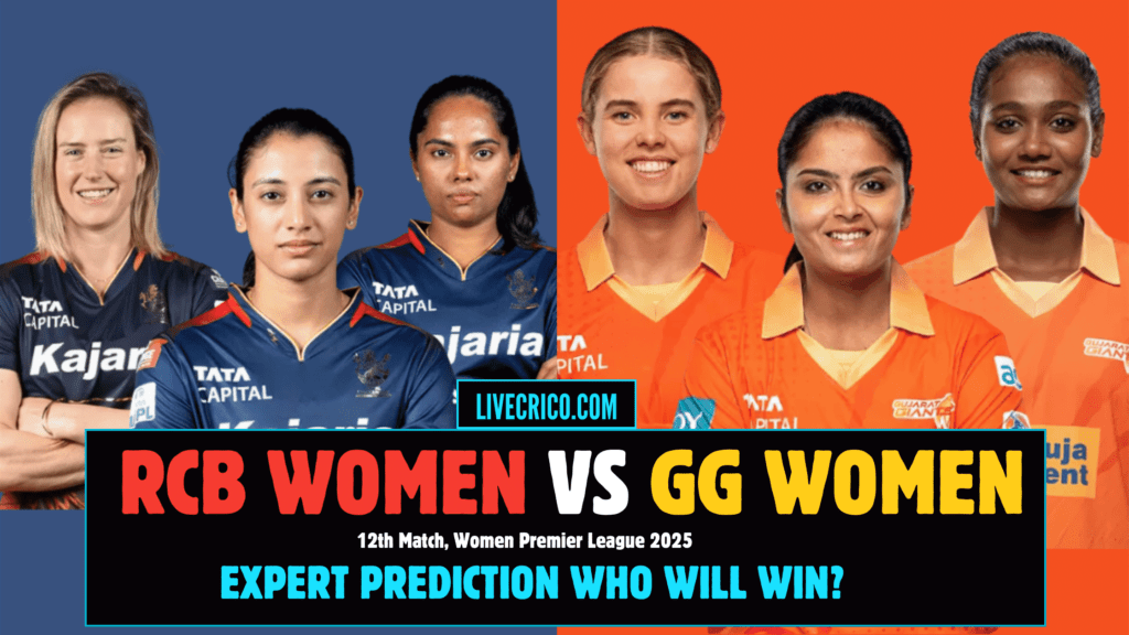WPL 2025: RCB Women vs GG Women 12th Match Prediction and Details Analysis – Who Will Win?