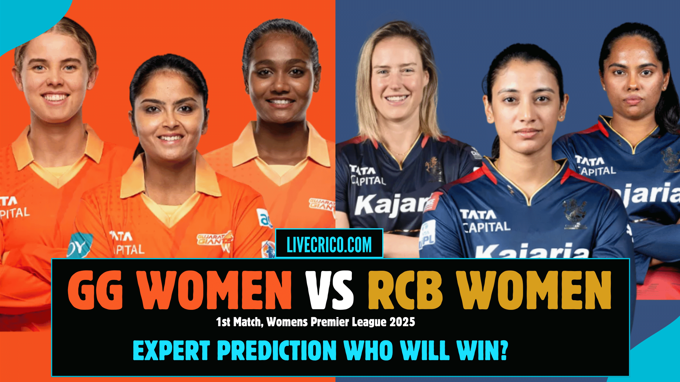 WPL 2025:GG -W vs RCB-W 1st Match Prediction and Details Analysis – Who Will Win?