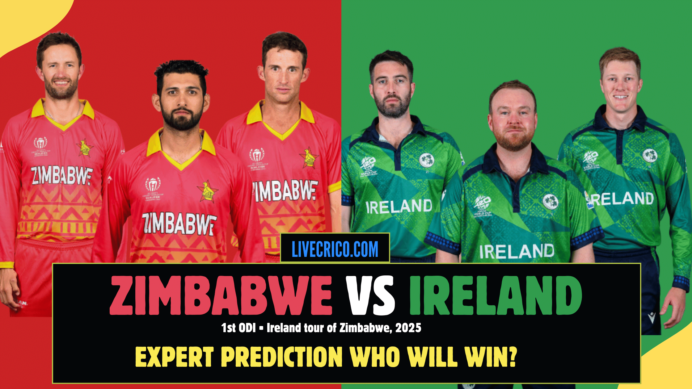 Zim vs IRE 1st ODI Match Prediction and Details Analysis – Who Will Win?
