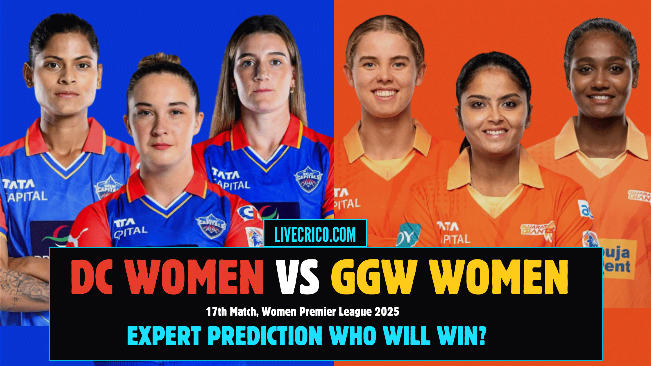 WPL 2025: DC Women vs GG Women Prediction: Who Will Win 17th Match?